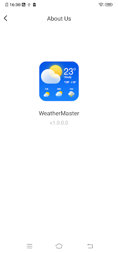 WeatherMaster screenshot