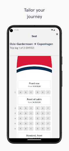 Screenshot of Norwegian Travel Assistant