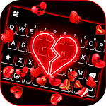Broken Hearts Gravity Keyboard Background Apk