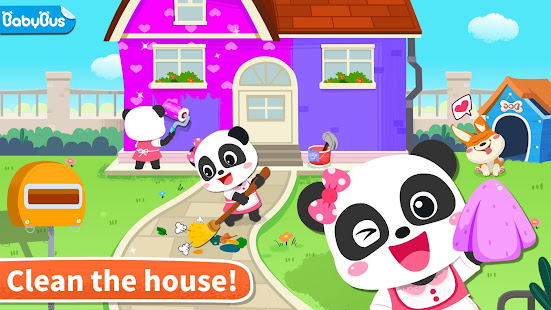 Baby Panda' s House Cleaning apktreat screenshots 1
