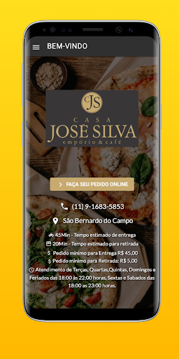 Android application Empório Casa José Silva screenshort