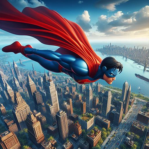 Justice Fighter Superhero Game logo