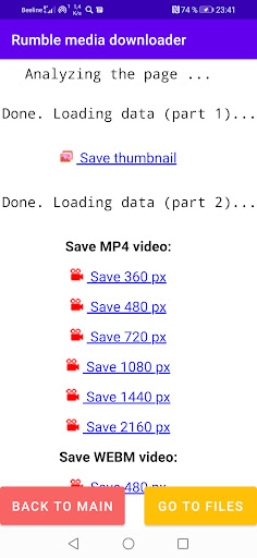 Rumbl media downloader