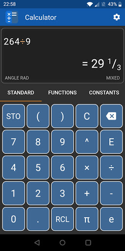 Android application F Calculator screenshort