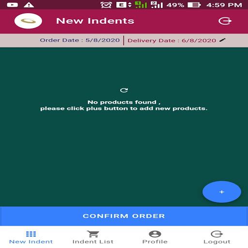 Android application goldlineind screenshort