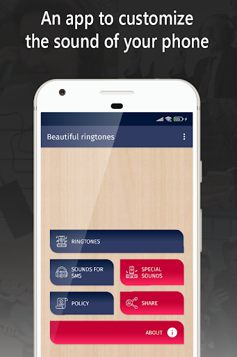 Android application beautiful ringtones for phone screenshort