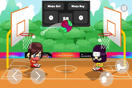 Ninja Head Basketball