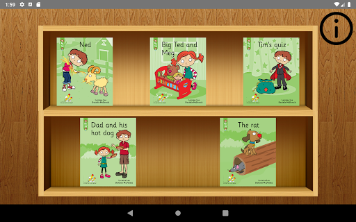 Android application Pip and Tim decodable books St screenshort