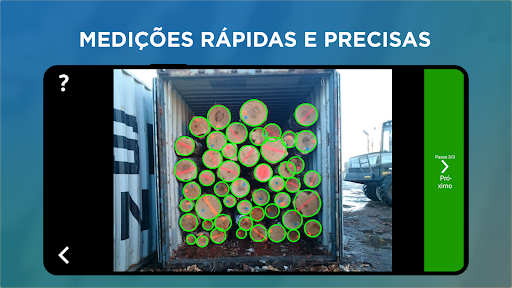 Visualização do aplicativo
