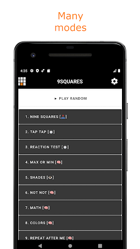 Android application 9squares screenshort