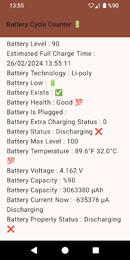 Battery Charge Cycle Counter 5