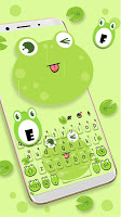 screenshot of Cute Frog Tongue Keyboard Them
