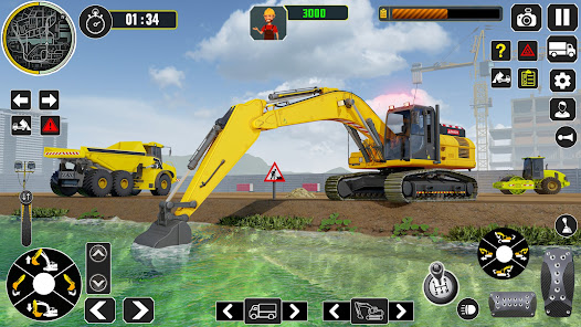 Screenshot 1 excavadora construcción sim 3d android