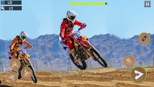 Android application Dirt Bike Racing Games 3D screenshort