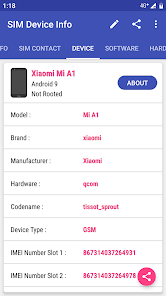 Captura de Pantalla 4 SIM Device Info android