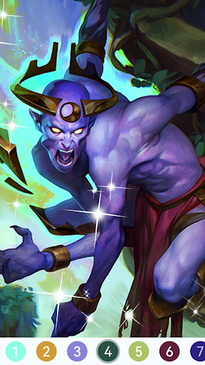 Monster Paint by Number Screen 2