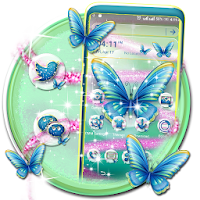 Butterfly Glitter Launcher Theme