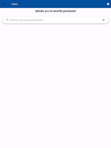 Xania Digital Bookstore Screenshot