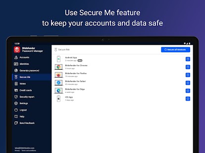 Bitdefender Password Manager Screenshot