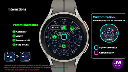 JW112 jwstudio watchface Screen 3