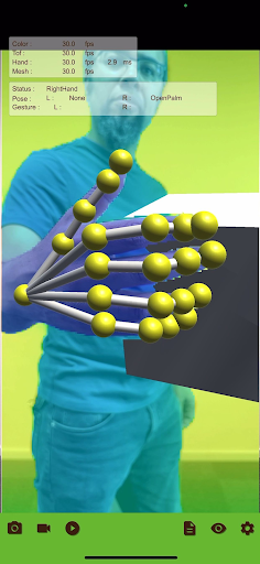 ToF AR Samples Basic Screen 2