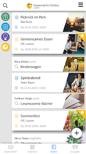 Android application GfC Luzern screenshort