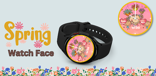 Galaxy watch Flower spring2023 Screen 2