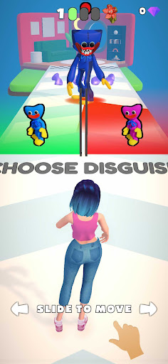 Android application Monster Disguise Run screenshort