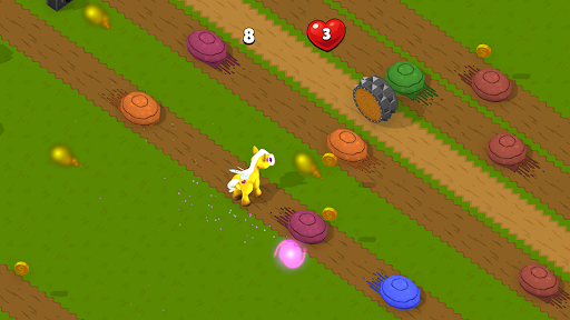 Unicorn Crossy Road Screen 2