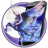 Dreamy Rainbow Unicorn 2D Theme icon
