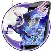 Dreamy Rainbow Unicorn 2D Theme  Icon