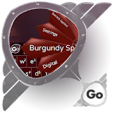 Burgundy Spin GO Keyboard icon