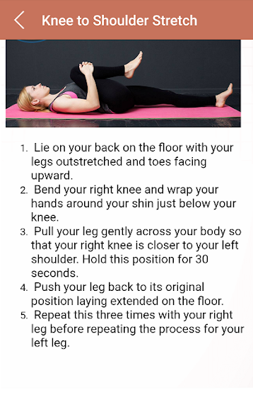 Sciatic Nerve Pain Exercises Snapshots 5