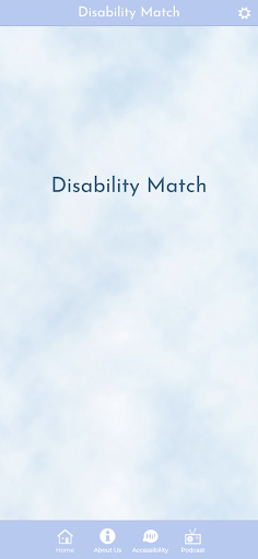 Android application Disability Match screenshort