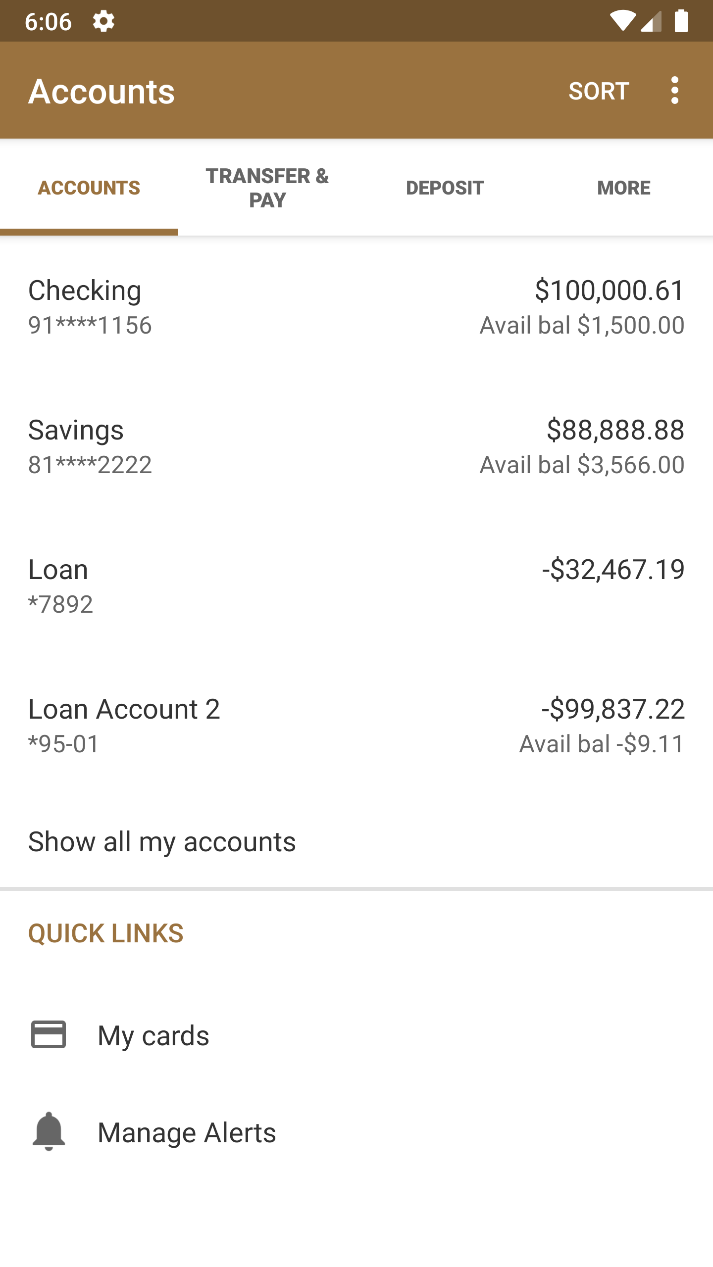 Fowler State Bank Mobile Banking Screen 3