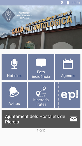 Android application Els Hostalets de Pierola screenshort