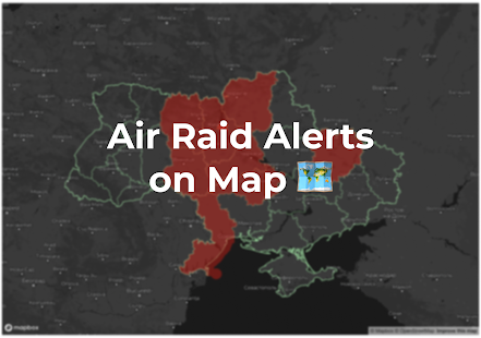 Ukraine Air Raid Map