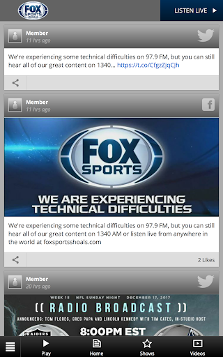 Fox Sports Shoals WSBM-FM 7