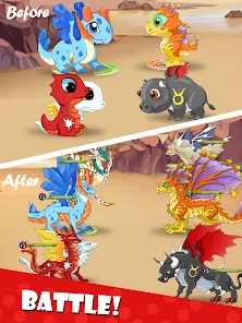 Screenshot Dragon Battle APK