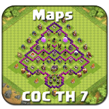 Best Maps COC TH 7 icon
