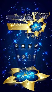 Golden Blue Flower Deluxe Gold For PC installation