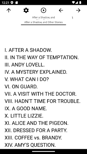 Android application Book, After a Shadow, and Othe screenshort