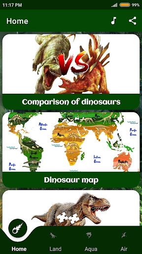 Android application Encyclopedia of Dinosaurs screenshort