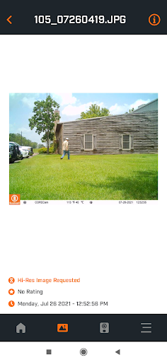 Screenshot of Bushnell Trail Cameras