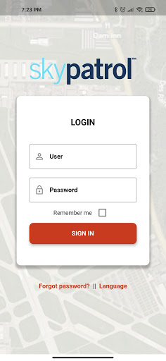Android application Skypatrol screenshort