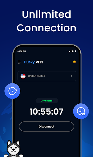 Husky VPN - Super VPN Proxy screenshot 1