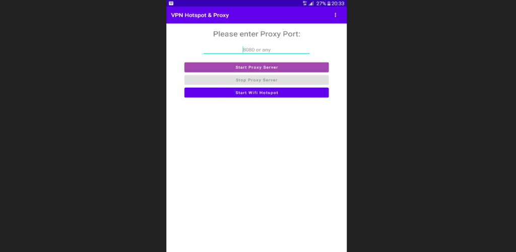 Proxy hotspot