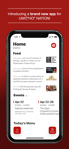 Android application Umóⁿhoⁿ Nation Public Schools screenshort