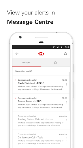 Screenshot of HSBC Private Banking Hong Kong