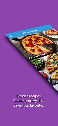 Android application Crusty: Pizza Recipes screenshort